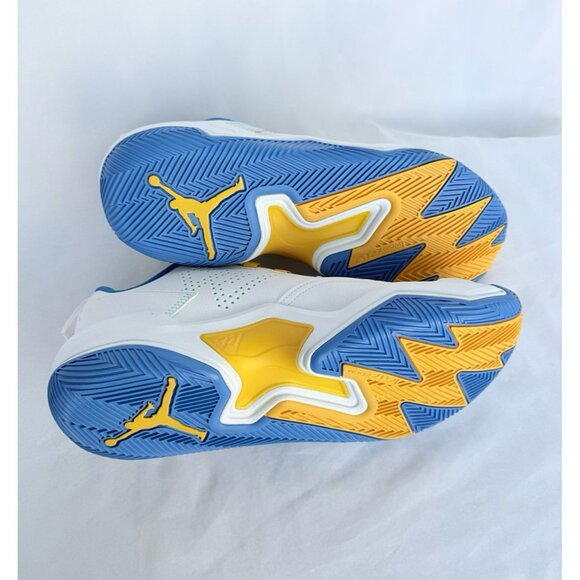 13 MEN'S NIKE JORDAN 1 ONE TAKE 4 WHITE BLUE DO7193-164 BASKETBALL SNEAKERS - Picture 7 of 9